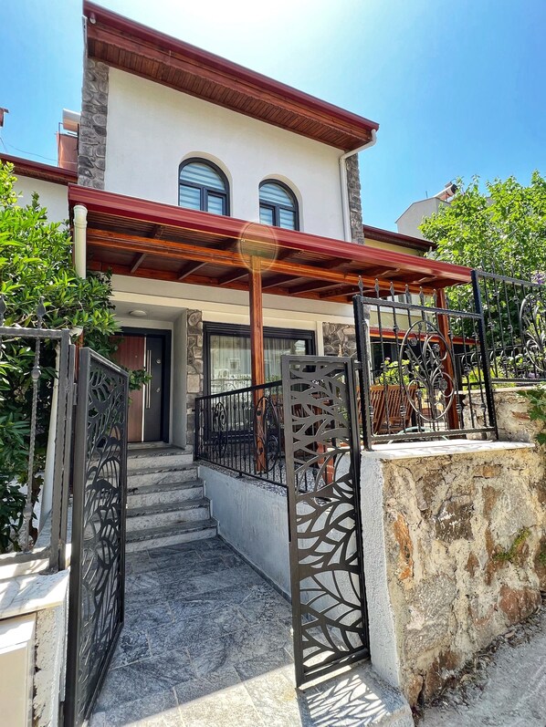 Voorkant van accommodatie