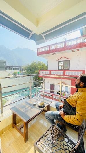 Balcony view - The Gange Hill By Green Bird Hospitality (Rishikesh)