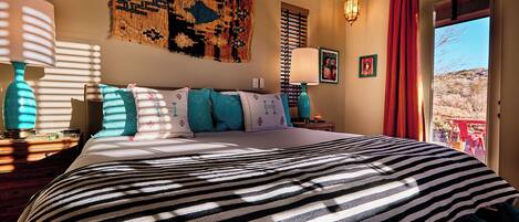 2 bedrooms, Egyptian cotton sheets, premium bedding, down duvets