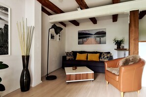 TV, stereo - Apartment 'Nordsee- Ferienwohnung Im Speicher' with Wi-Fi (Meldorf)