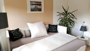 2 Schlafzimmer, Bügeleisen/Bügelbrett, kostenloses WLAN, Bettwäsche