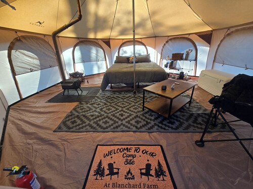 Yurt Campsite At Blanchard Farm