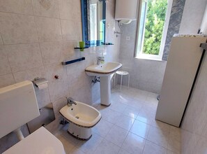 Apartment (One Bedroom Apartment) | Bathroom | Shower, towels