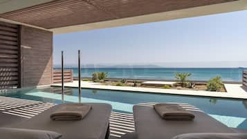 Executive Suite, Private Pool, Beachfront | View from room