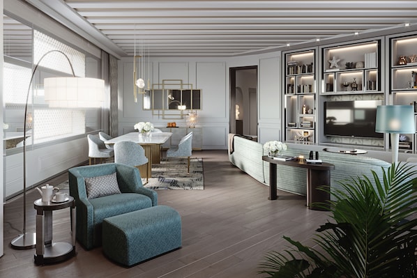 Suite, 2 Bedrooms | Living area -  Atheel KAFD Hotel (Riyadh)