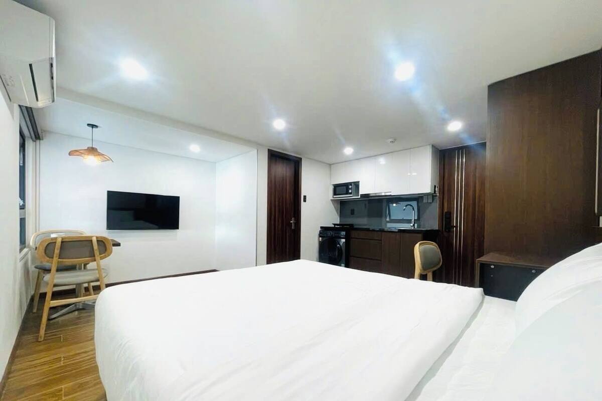 Estudio estándar, junto a la playa | Wifi gratis y ropa de cama