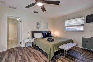 5 bedrooms, iron/ironing board, travel cot, free WiFi