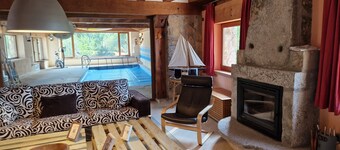 Luxury villa with heated swimming pool and games room, nestled in the mountains
