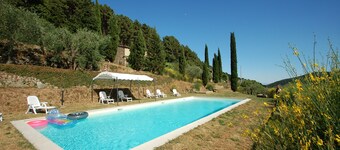 2 houses with private pool 20km from Pisa, Lucca and 30 from the sea
