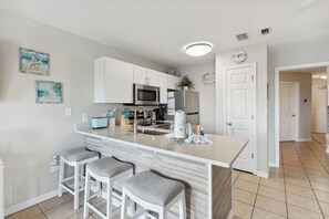 Signature Condo, 1 Bedroom, Balcony, Pool View | In-room dining - Grand Beach Resort 105 (Gulf Shores)