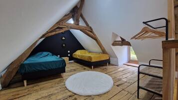 2 多间卧室、WiFi、床单