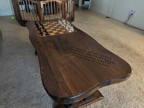 Games room - Tucci Two Base camp Mountain or River adventures. (McCloud)