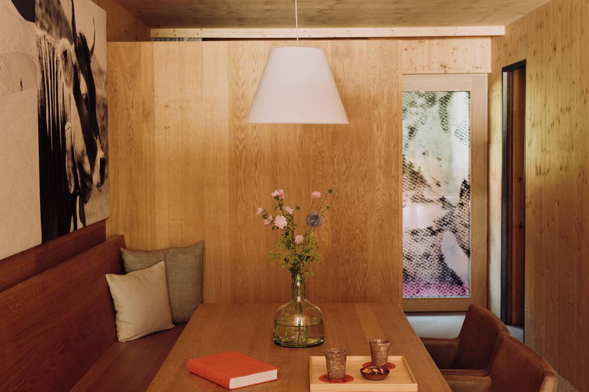 客房 (Rote Wand Lodge) | 起居區 | 電視