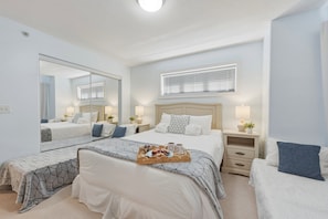2 bedrooms, iron/ironing board, free WiFi, bed sheets