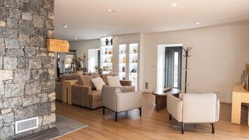 Exclusive House, Multiple Bedrooms, Kitchen, Garden View | Living area | 65-inch Smart TV with digital channels, Netflix, streaming services