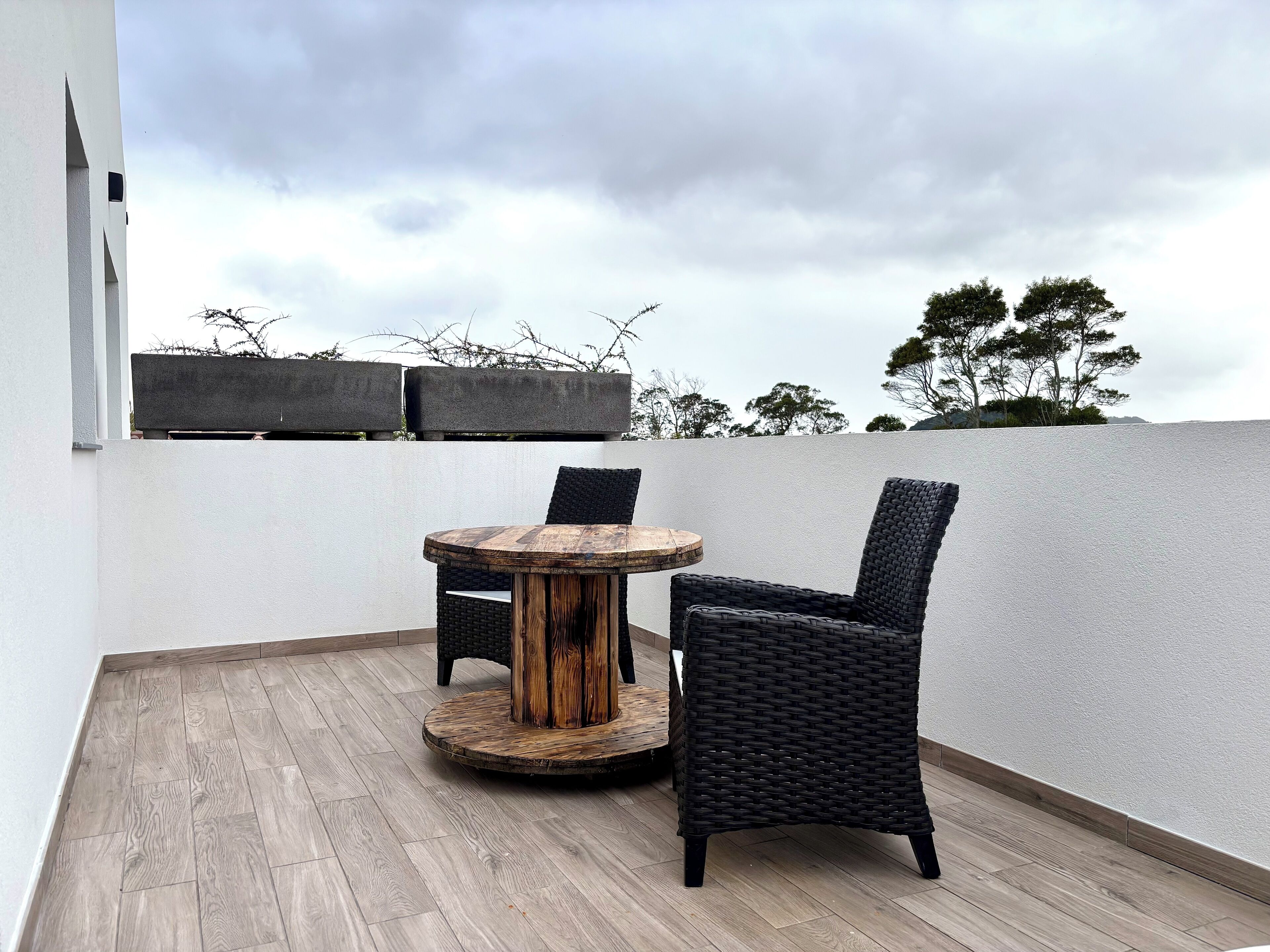 Executive suite, 1 kingsize bed, uitzicht op tuin | Terras