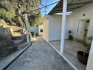 Superior Apartment, City View | Terrace/patio - Casa rural Los Alcornocales (Alcala de los Gazules)