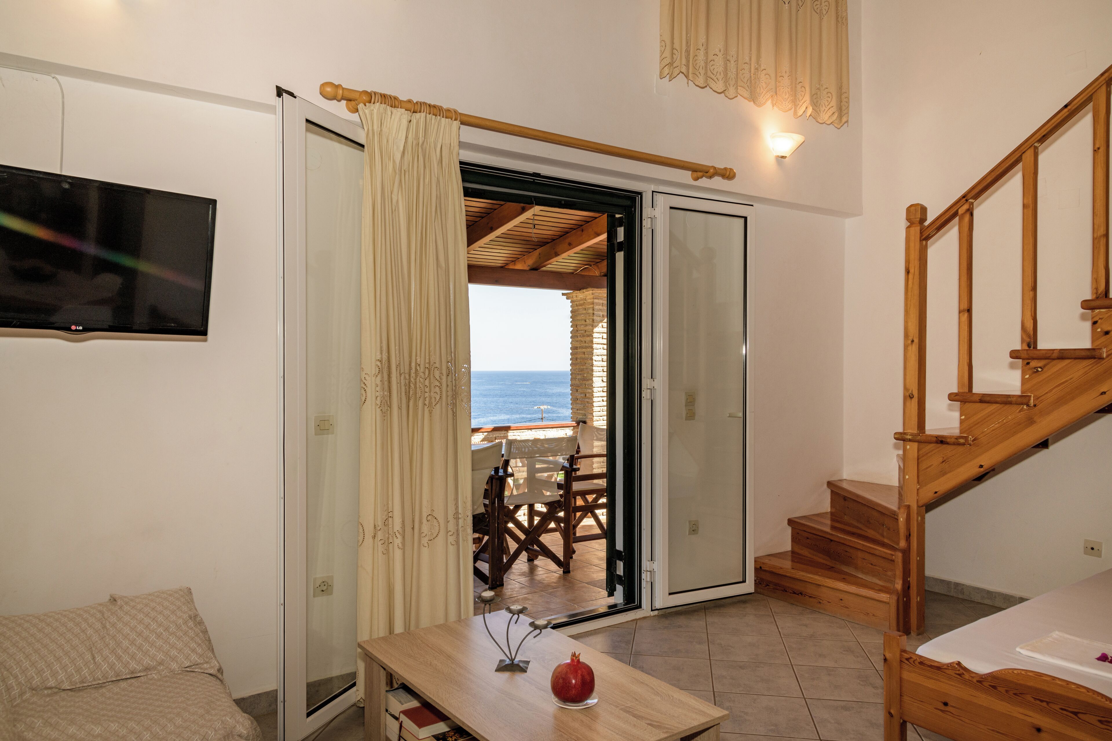Standard Apartment, Sea View, Mezzanine | Terrace/patio