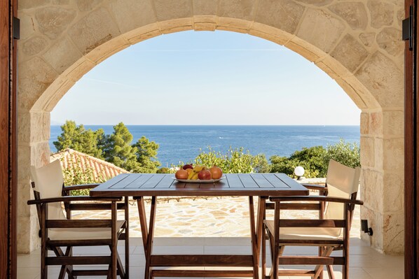 Deluxe Studio, Sea View | View from room - Villa Mare Studios (Zakynthos)