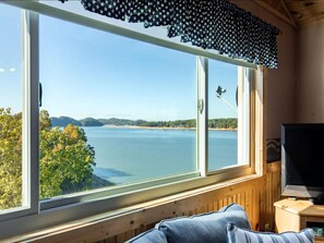 Interior - Water’s Edge – Best Lake Views! 3BR Cabin w/ Dock & Game Room (Dandridge)