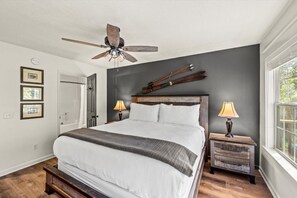 2 chambres, fer et planche Ă repasser, Wi-Fi gratuit, draps fournis