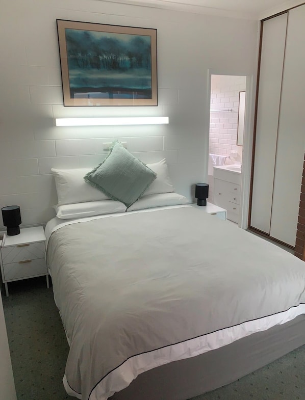 1 soverom og sengetøy