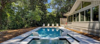 UPDATED Stunning Five Bedroom Sea Pines Home w/ a NEW POOL & SPA!
