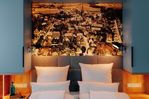 Premium Double Room, City View | Hypo-allergenic bedding, free minibar, in-room safe, laptop workspace