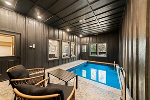 Indoor pool, a heated pool