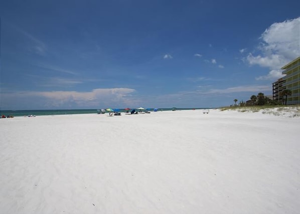 On the beach