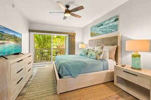 2 bedrooms, iron/ironing board, travel crib, free WiFi - 2 Bedroom Condo in Poipu with Pool, Hot Tub, AC, Just steps to the Beach & Pools (Koloa)