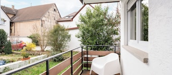 Small first floor apartment with balcony