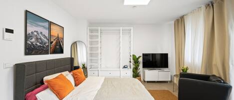 1 chambre, fer et planche à repasser, Wi-Fi gratuit, draps fournis