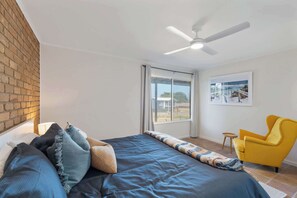 4 bedrooms, iron/ironing board, travel crib, WiFi