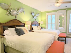 2 室のベッドルーム、アイロン / アイロン台、WiFi、ベッドシーツ