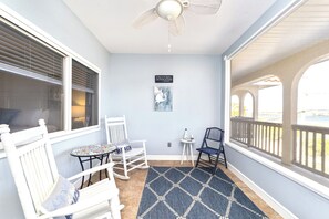 Interior - Nautical Notes Studio Harbor View Balcony and Sunroom (St. Augustine)