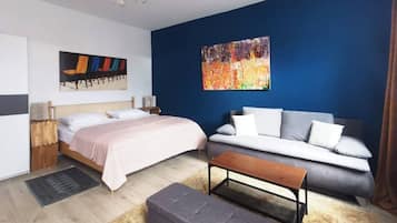 Appartement, uitzicht op binnenplaats | 1 slaapkamer, individueel gedecoreerd, individueel gemeubileerd