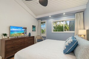 2 bedrooms, iron/ironing board, travel crib, free WiFi