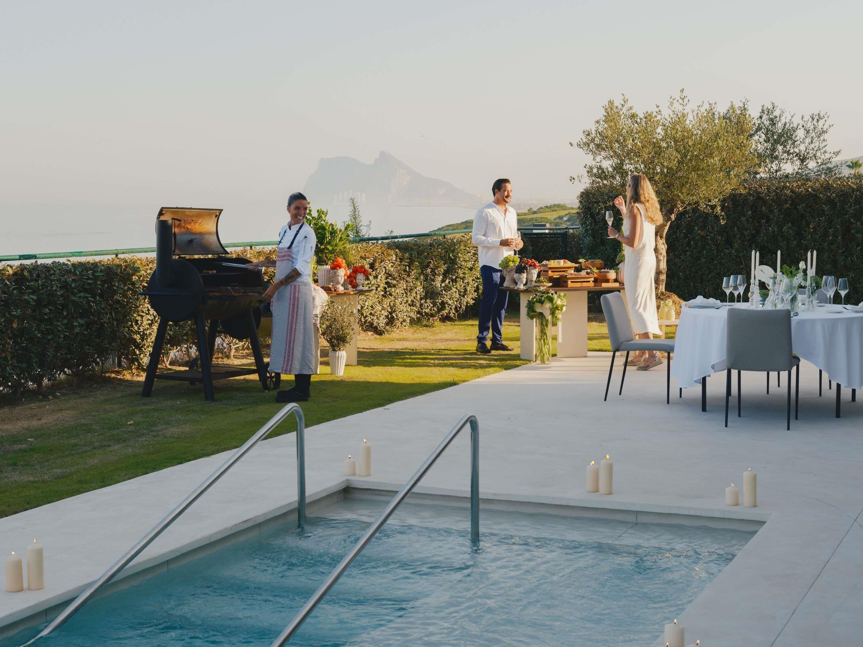 Mistral 5 Bedroom Villa 5 King, Sea View, Private Pool | Egyptian cotton sheets, premium bedding, minibar, desk