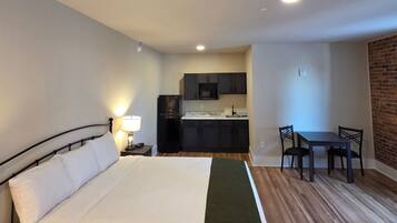 1 bedroom, blackout curtains, iron/ironing board, free WiFi