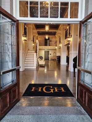 Interior entrance