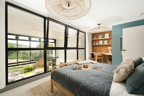 3 chambres, bureau, lit parapluie, Wi-Fi gratuit