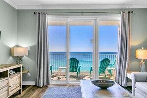 Condo, Multiple Beds (Grandview East 1002) | Living area | TV - Grandview East 1002 (Panama City Beach)