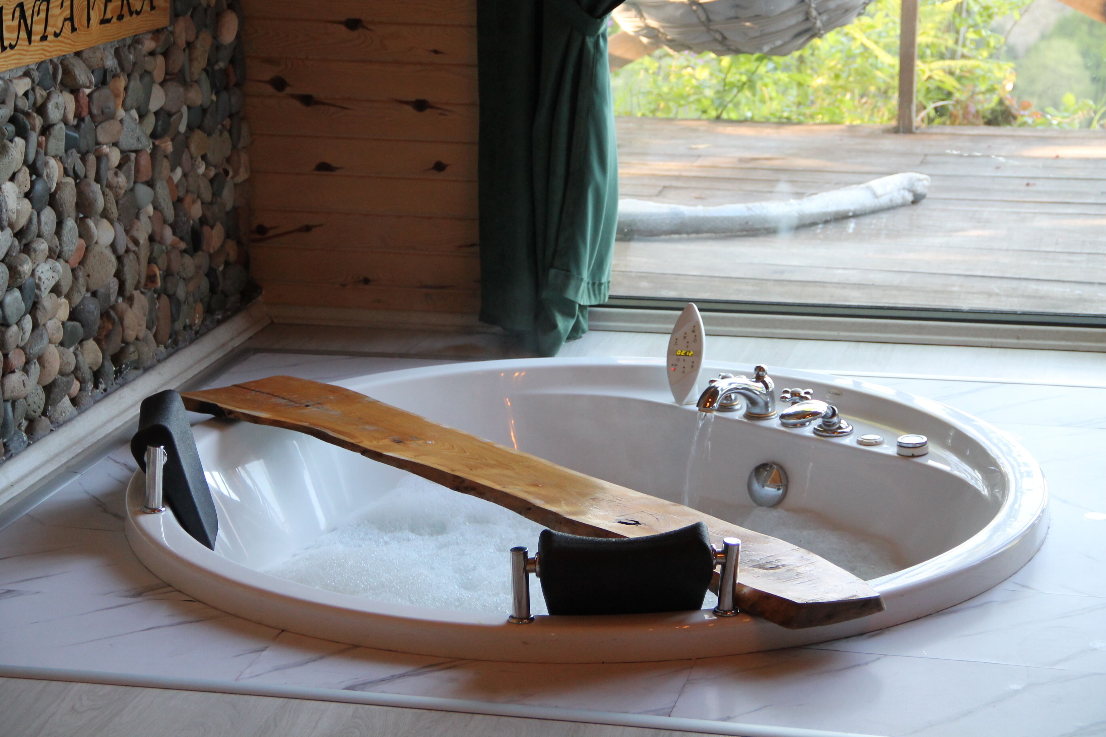 Bungalow, Balkon, Meerblick | Komfortbadewanne