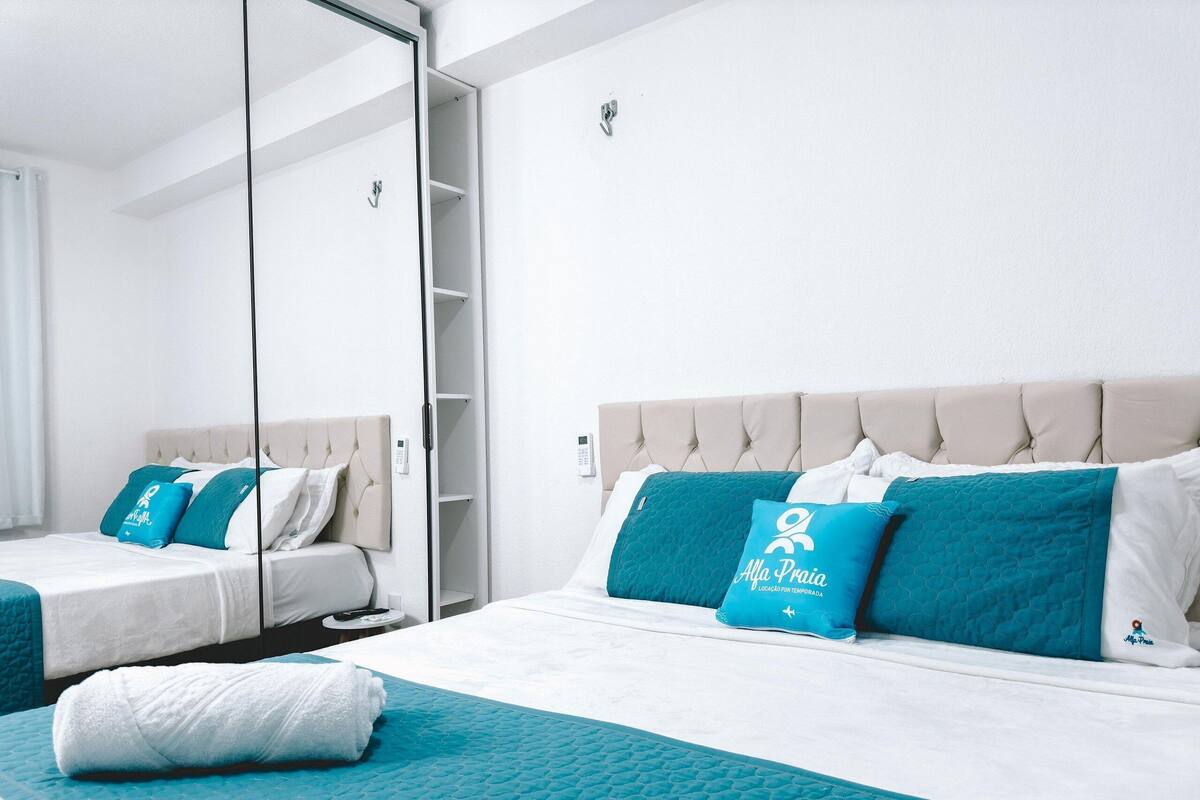 Lägenhet | 2 sovrum, arbetsyta för laptop och gratis wi-fi