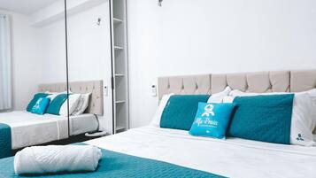 2 chambres, espace de travail pour ordinateur portable, Wi-Fi gratuit