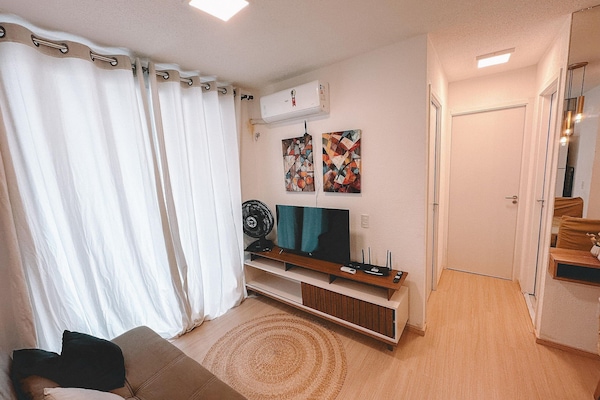 Traditional Apartment | Living area | Flat-screen TV
