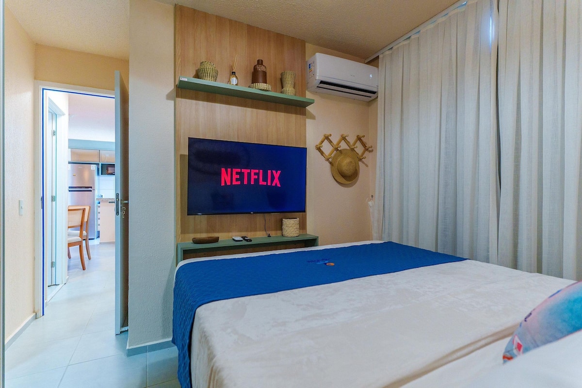 Departamento Deluxe | 2 habitaciones, espacio para trabajar con laptop y wifi gratis