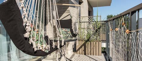 Studio suite, balkon | Terras