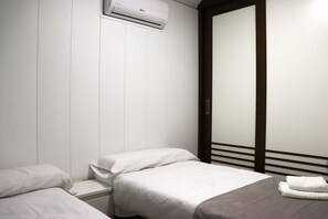 2 間睡房、熨斗/熨衫板、Wi-Fi、床單